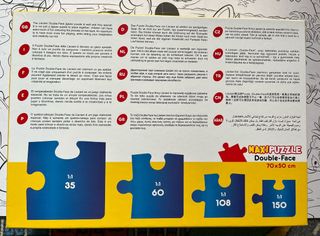 Maxi puzzle Disney 2 en 1