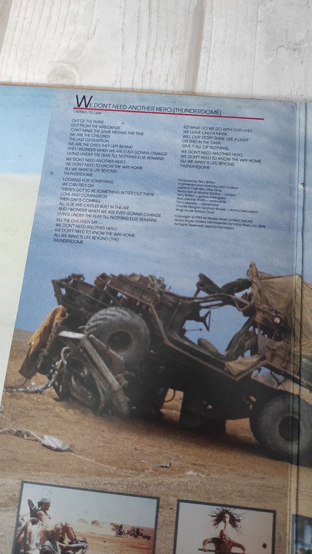 Lote vinilos Tina Turner - MAD MAX