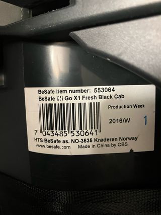 Grupo 0 besafe Izi Go X1