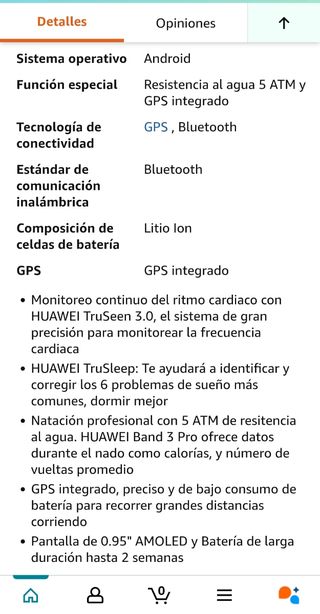 HUAWEI Band 3 Pro - GPS