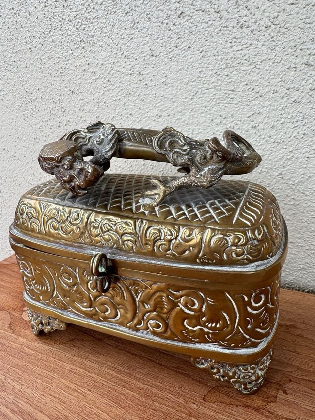 ANTIGUA CAJA JOYERO SEGUNDO IMPERIO