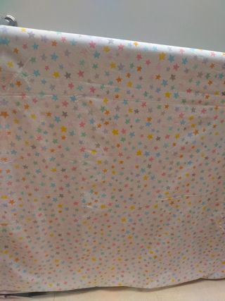 Funda nórdica ,preciosa con dos estampad