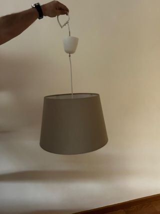 2 Lamparas de Techo Greige (gris/beige) Colgante