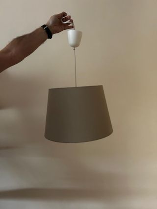 2 Lamparas de Techo Greige (gris/beige) Colgante