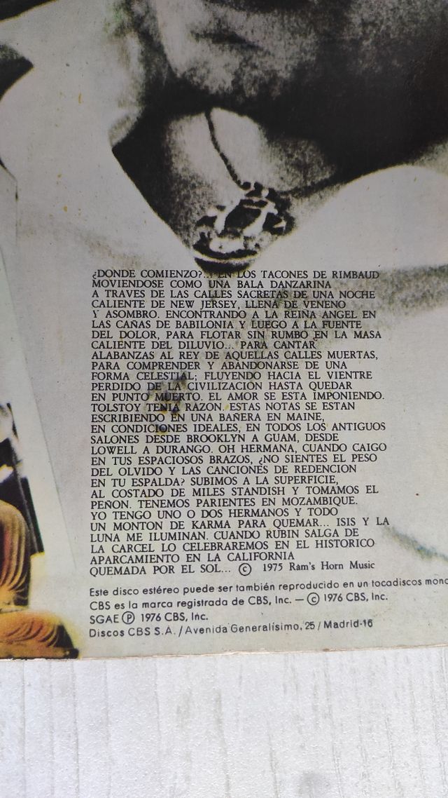 Disco vinilo Bod Dylan