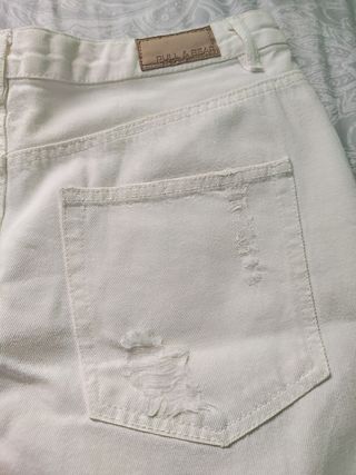 Pantalón vaquero blanco