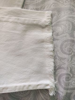 Pantalón vaquero blanco