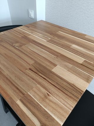 Conjunto mesa alta a estrenar con taburetes Ikea