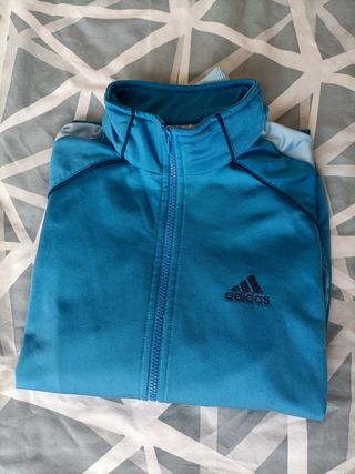 Chaqueta chándal Adidas vintage rayas azul