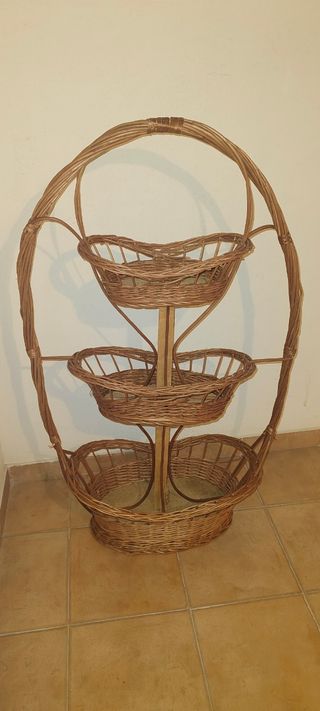 Cesta de mimbre 3alturas