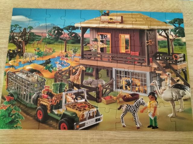 Puzzle Playmobil Safari Schmidt