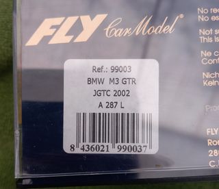 FLY, BMW,M3,GTR, scalextric ,slot, 1732