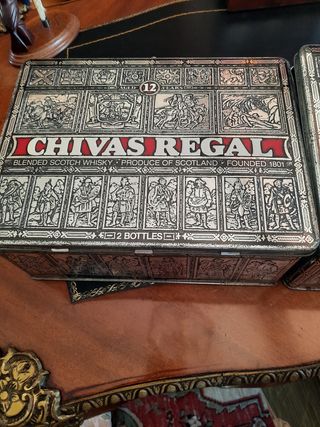 2 scatole vintage Chivas Regal