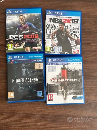 Vendo giochi usati PS4