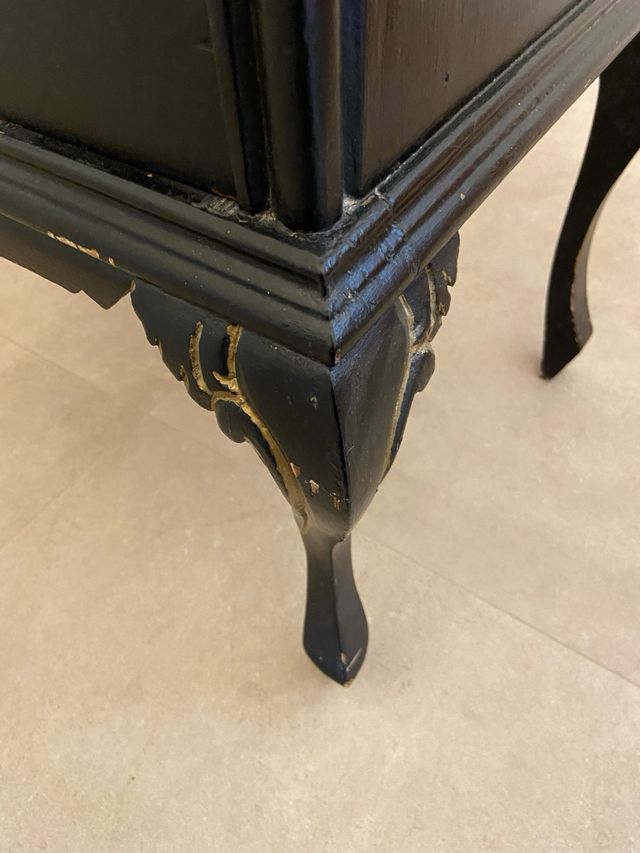 Mesilla rustica con dos cajones