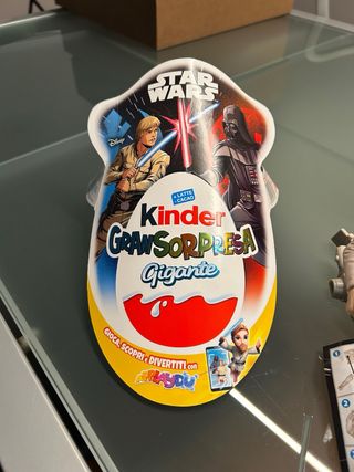 Sorpresa Kinder Gransorpresa gigante Star Wars