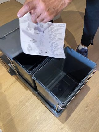 Cubo de basura reciclaje