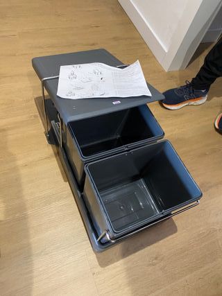 Cubo de basura reciclaje