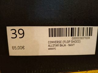 Zapatillas Converse talla 39