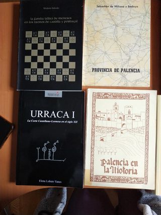 Libros varios sobre Palencia