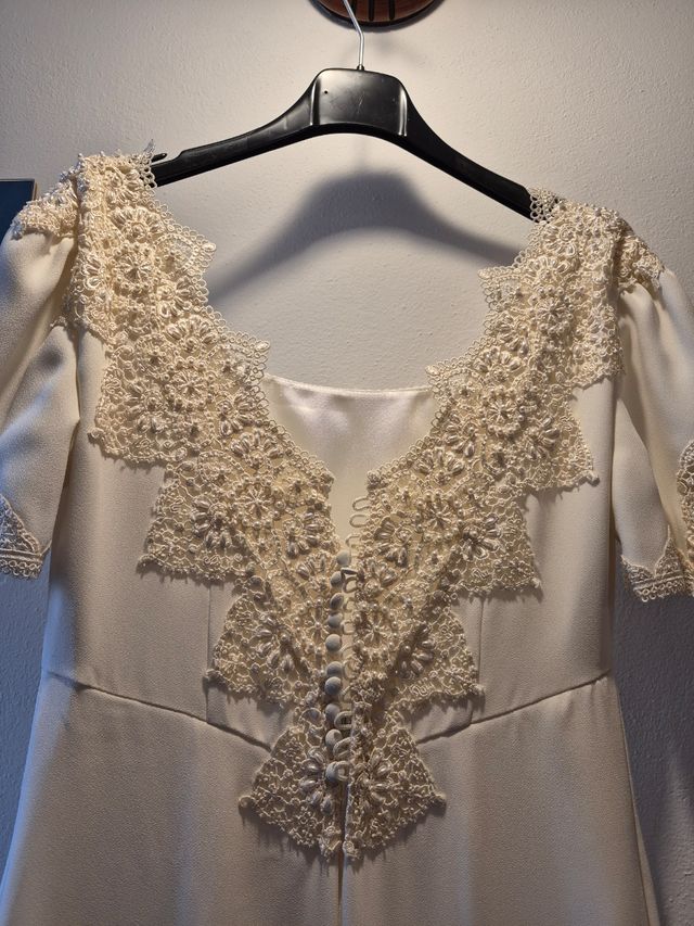 Abito da sposa color avorio