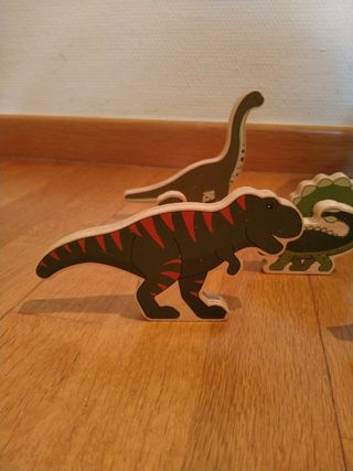 Volcán madera dinosaurio