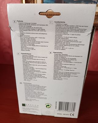 Traductor viaje 6 idiomas