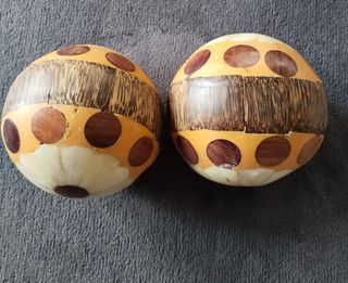 Centro de mesa de bolas y cuenco