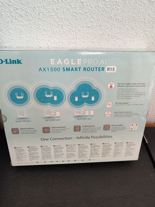 Smart Router WI Fi 6.DLink R15. Eagle ProAI AX1500