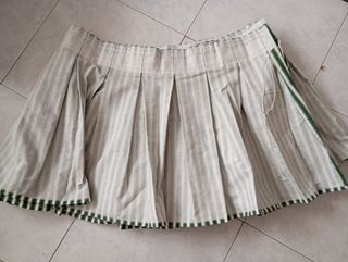 2 juegos de cortinas con bando para ventana grande