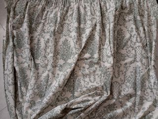 2 juegos de cortinas con bando para ventana grande