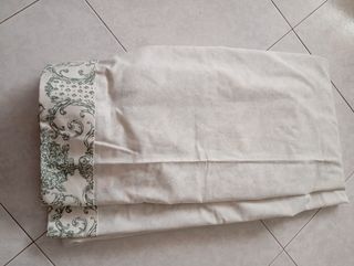 2 juegos de cortinas con bando para ventana grande