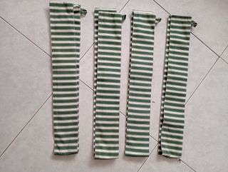 2 juegos de cortinas con bando para ventana grande