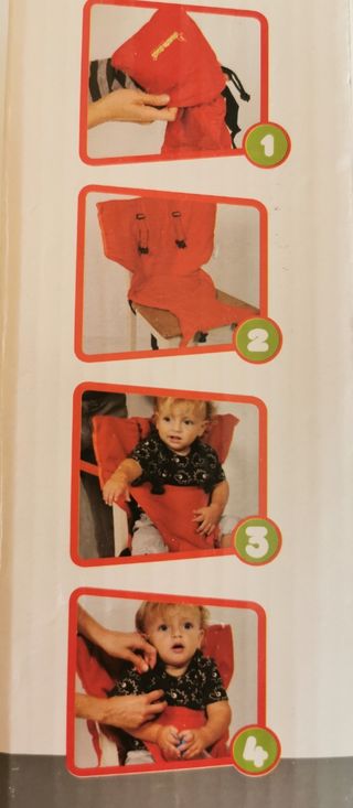 Trona portátil de viaje muy ligera