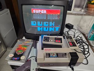 Nintendo NES mandos juegos pistola manuales