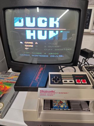 Nintendo NES mandos juegos pistola manuales