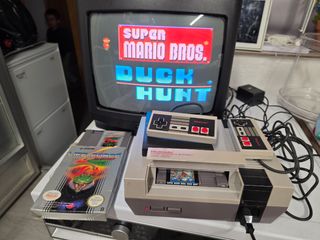 Nintendo NES mandos juegos pistola manuales