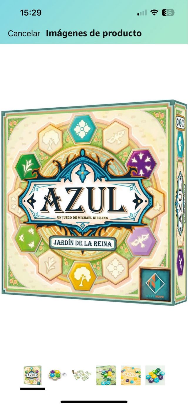 Gioco da tavolo blu Los Jardines de la Reina