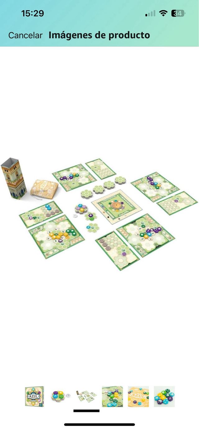 Gioco da tavolo blu Los Jardines de la Reina