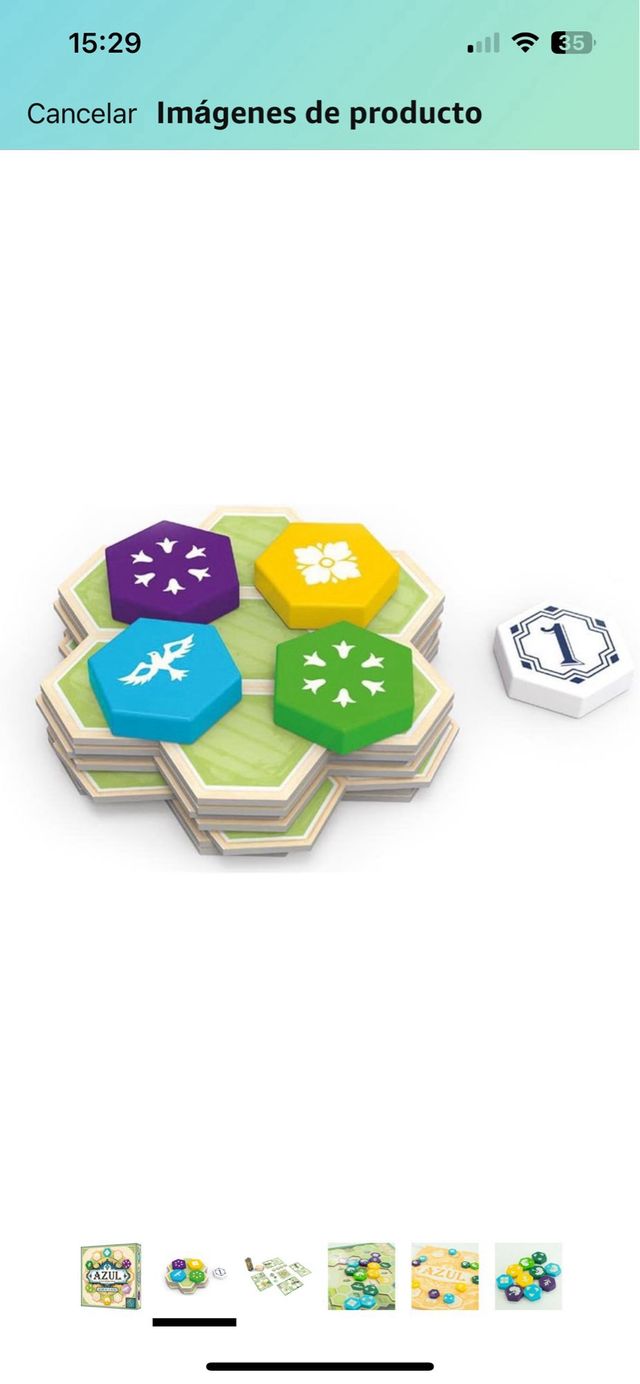 Gioco da tavolo blu Los Jardines de la Reina