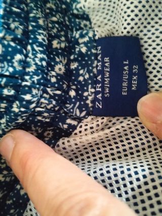 Bañador hombre talla L. Zara man.