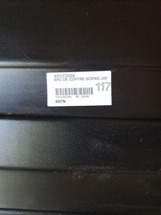 Bandeja Protectora Maletero RENAULT SCENIC