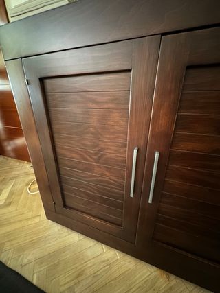 Aparador vitrina estilo colonial