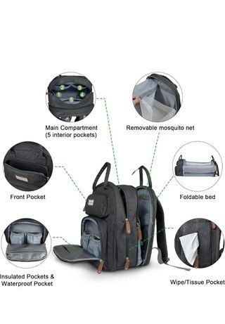 Mochila cambiador bebé