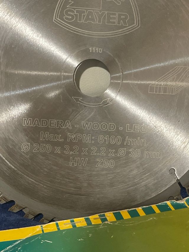 2 Discos de Sierra electrica