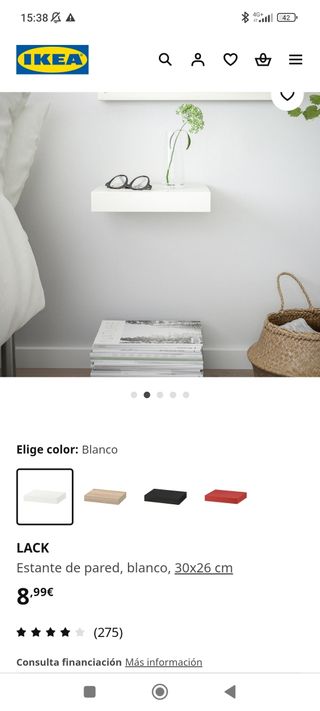 Estante de pared LACK 30x26