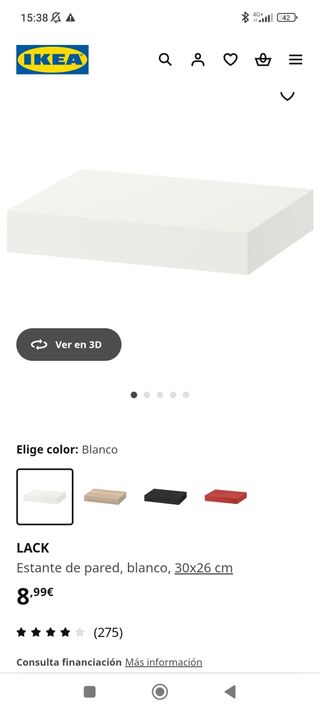 Estante de pared LACK 30x26