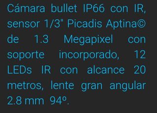 Camara vigilancia a color