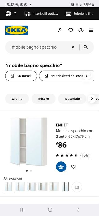 Mobile specchio ikea Enhte