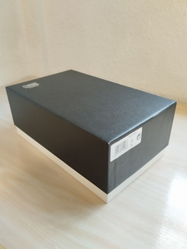 Caja de madera y plata